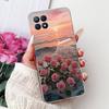 Clear Cover For Realme 8i Case RMX3151 Luxury Butterfly Love Flowers Cool Painted Phone Case For Realme Narzo 50 RMX3286 Cover
