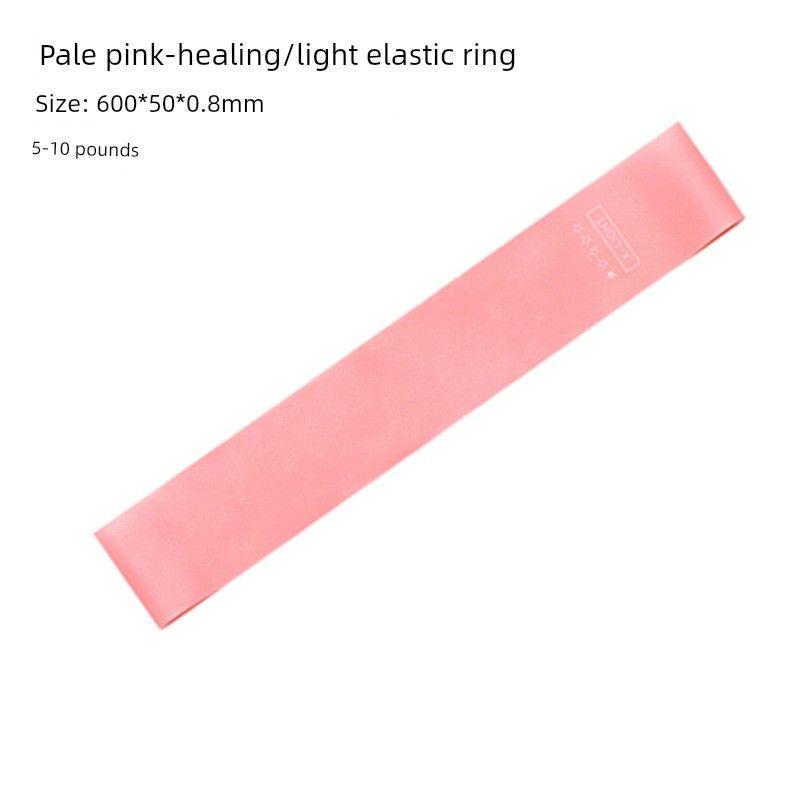 

Set Training Hip Silicone Squat Gradient Resistance Band Light pink 5-10 pounds