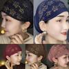 Summer Breathable Lace Turban Cap For Women Hair Cover Hat Head Wraps Bonnet Muslim Hat Headscarf Elastic Full Cover Headwear