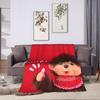 Cute Monchhichis Blankets Coral Fleece Plush Summer  Breathable Super Soft Throw Blanket for Sofa Outdoor Quilt