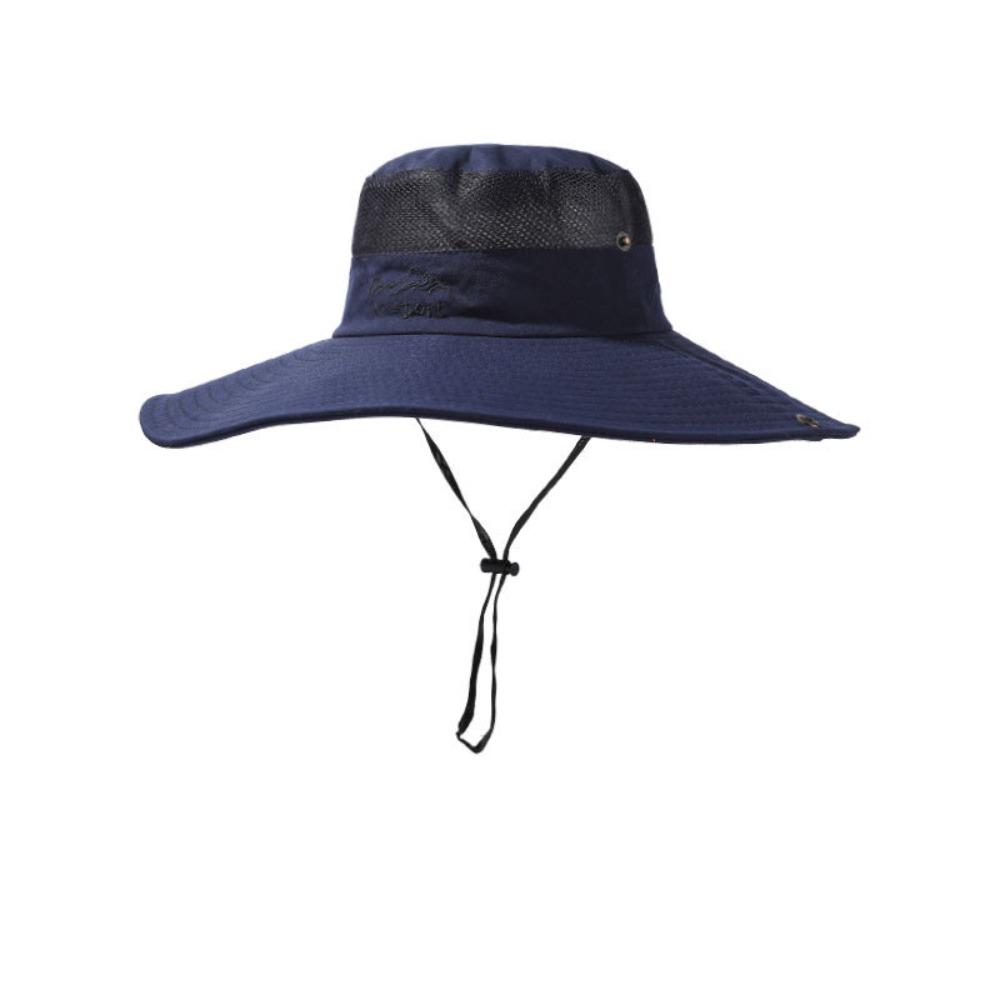 Portable Big Eaves Fisherman Hat Breathable Uv Protection Fishing Hat Sunshade Men's Sun Hats Spring/Summer