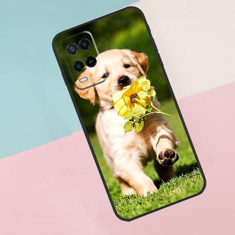 Golden Retriever Dog For Oppo A74 A94 A54 A80 A78 A98 A40 A60 A18 A38 A58 A15 A17 A77 A57S A16 A76 A96 Phone Case