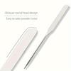 Stainless Steel Makeup Foundation Make-up Shovel Ring Color Mixing Plate Color Mixing Stick Facial Mask Scraper