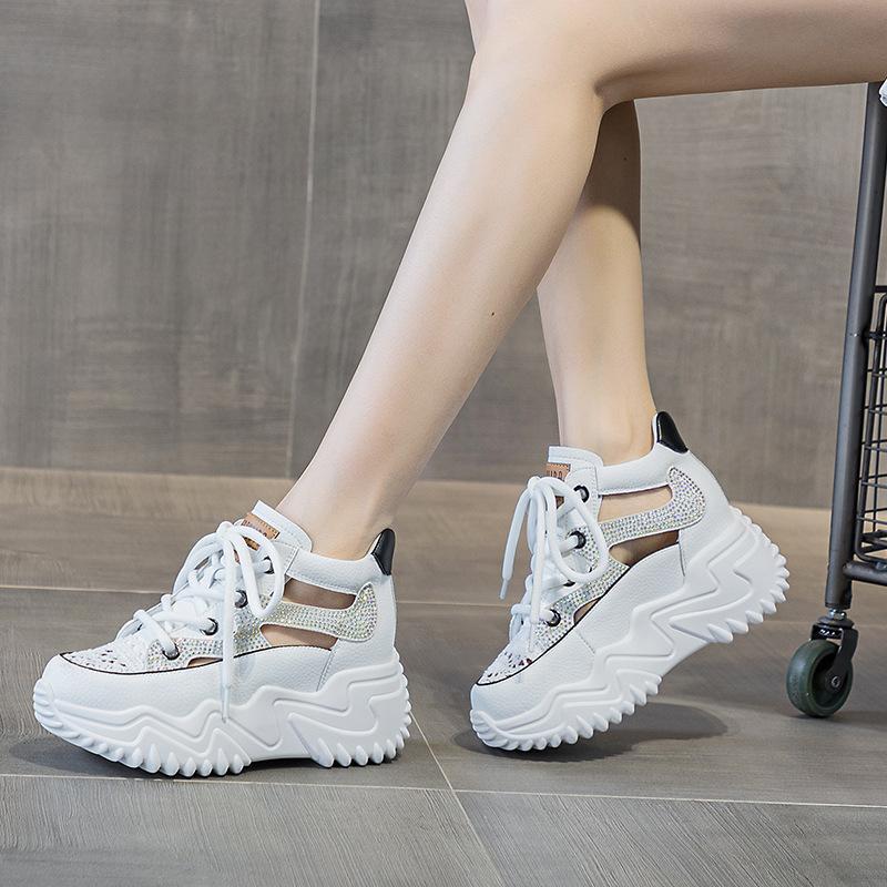 Shoes for Women Women's Sandals Summer  Woman Sneakers Bling-bling Sparkling Diamonds Shoe Decoration Sports Sandals Summer