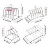 1 pièce de grille de cuisson en acier inoxydable Utilisation polyvalente comme support à toasts, support à pain, grille de cuisson, assiette à pizza, pot de grill, accessoire pour friteuse à air