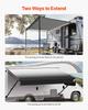 16' RV Replacement Awning Manual Trailer Awning for Most DC12V RVs