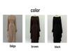 Yiduo Duo Waist-Slimming Batwing Sleeve Dress with Belt
