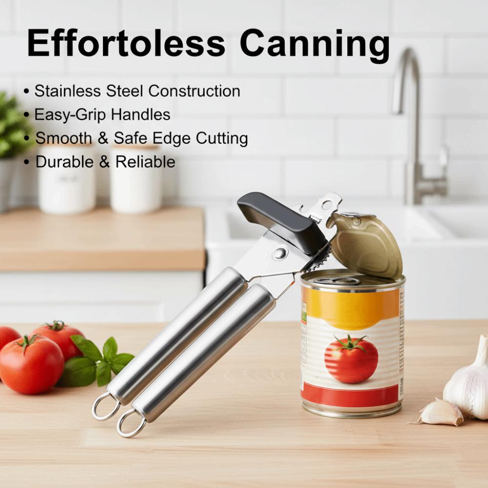Compact Bottle Opener Non Slip Tin Can Opener Powerful Can Opener Kitchen Gadgets