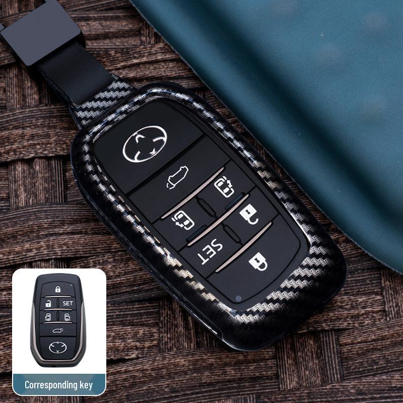 Toyota Alphard/Vellfire 6-Button Key Case Shell