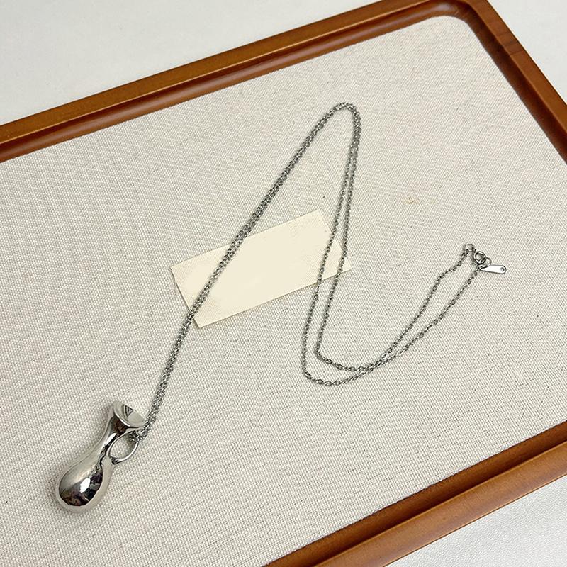 

Простое универсальное длинное ожерелье с подвеской в виде бутылки с водой для женщин и девочек, модная цепочка для свитера, ювелирные изделия, аксессуары, подарки A1