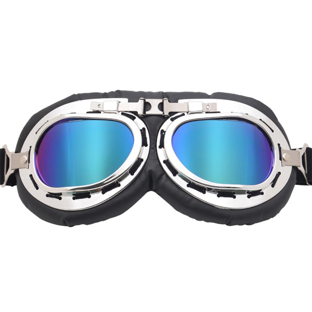 1Pc Retro Motorcycle Goggles Vintage Dustproof Protective Gears for Snowboard Cruiser Scooter Motorcycle Protective Gear Glasses