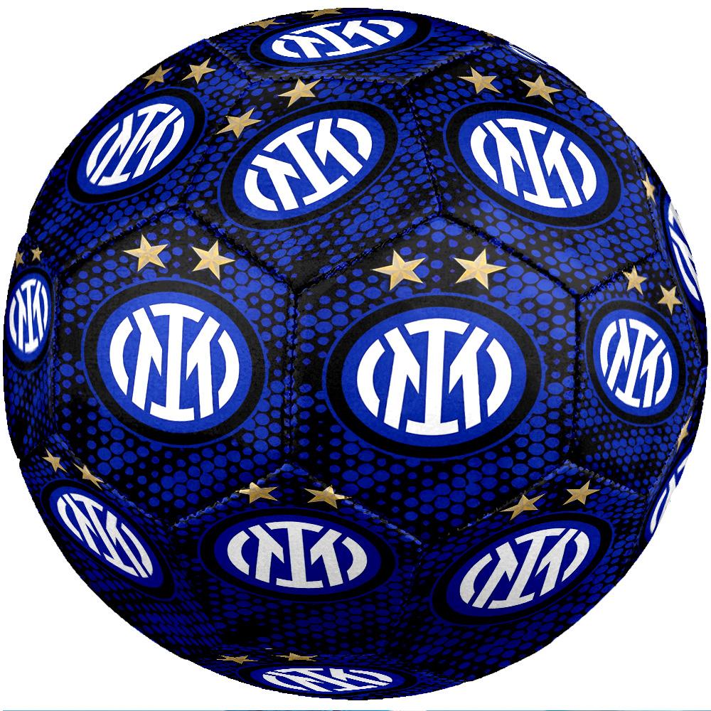 Pallone da Calcio da Partita Misura 5 Tema Inter Milan Professionale per Esterno Morbido al Tocco Pallone da Allenamento