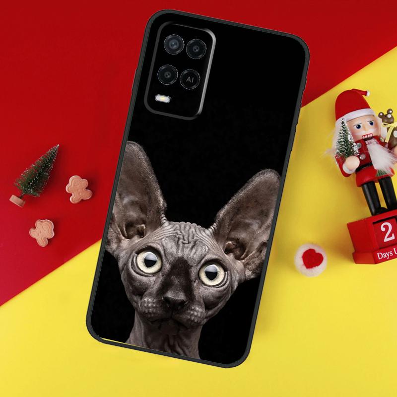 Sphinx Cat For OPPO A96 A76 A16 A52 A72 A92 A98 A78 A58 A5 A9 A15 A17 A77 A53S A57S A94 A74 A54 Case