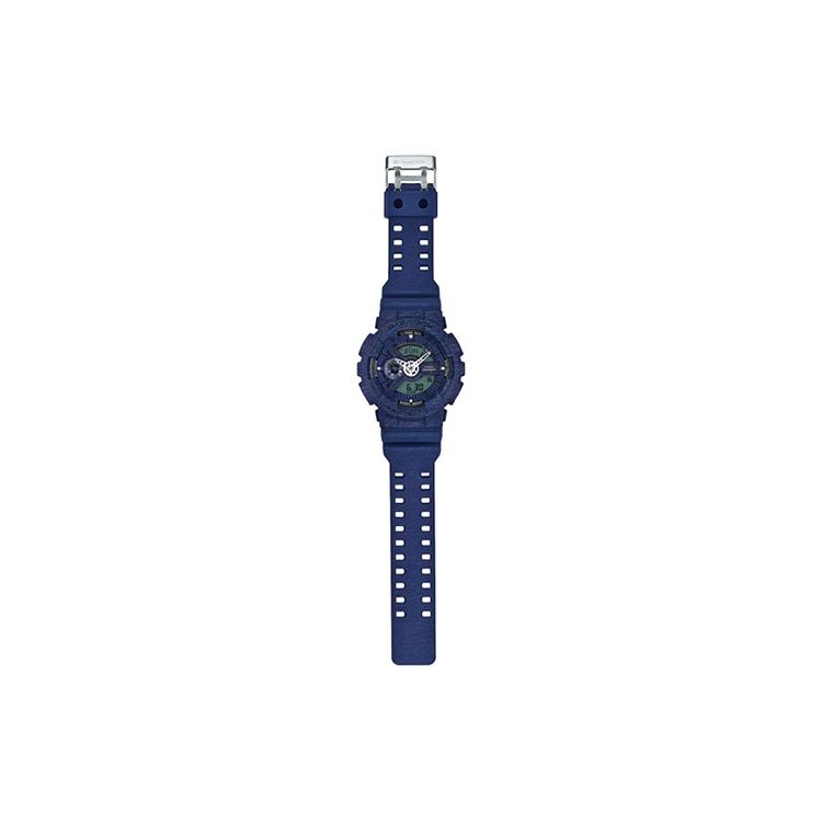 Casio G-Shock Theme Series Classic Trendy Fashion Waterproof Shockproof Sports Quartz Movement Resin Strap Watch Men watches Blue GA-110HT-2A