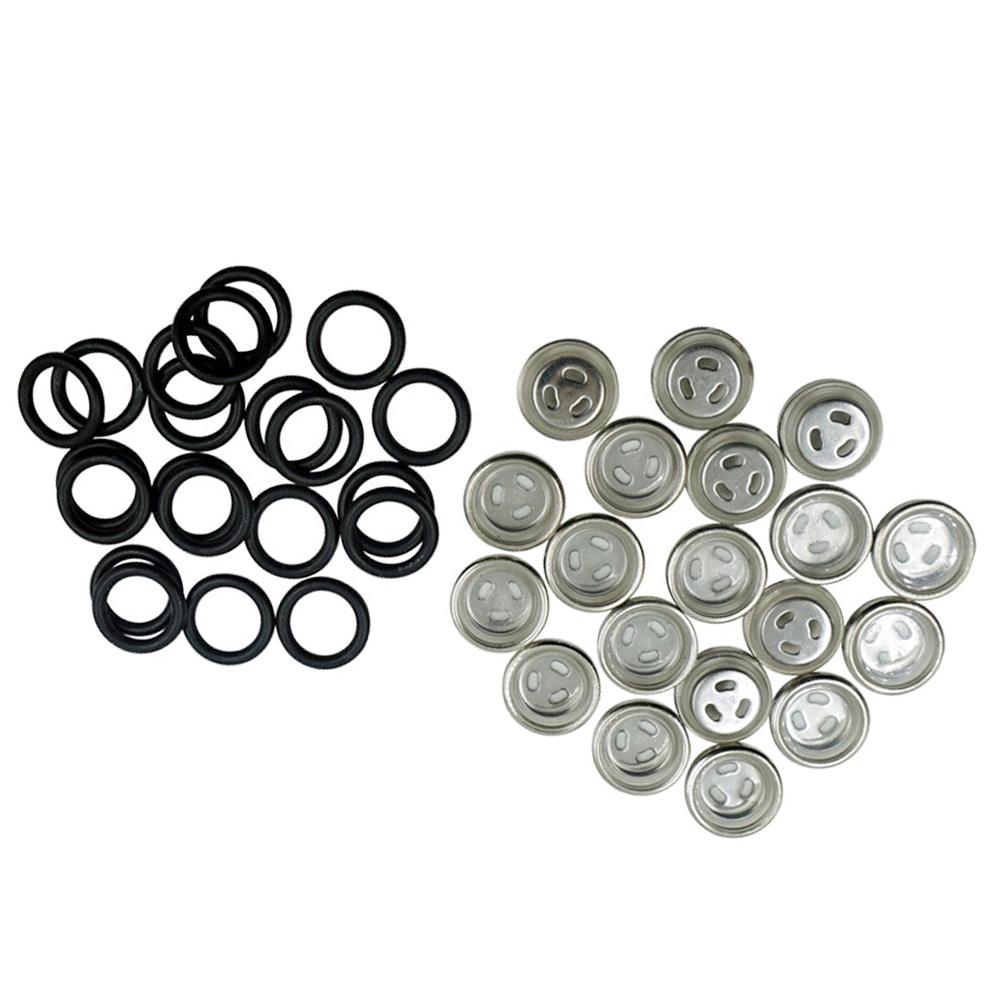 2pcs Motorcycle Upper Pump Master Cylinder Brake Pump Oil Window Mirror Sight Glass Rubber Gasket