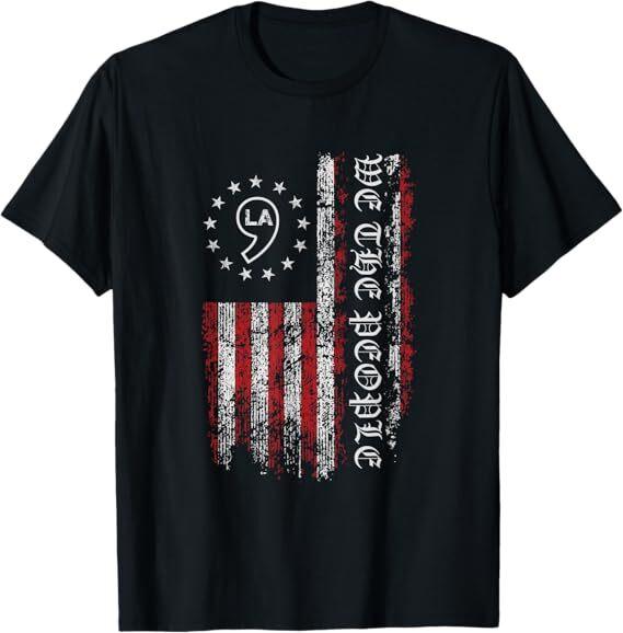 

Comma La - Kamala Harris 2024 We The People US Flag T-Shirt M
