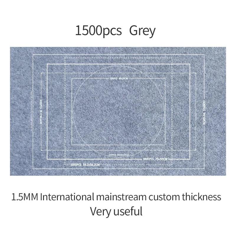 1500-3000Pcs Felt Puzzle Mat Set 10Color Available Puzzle Playing Blanket With Portable Travel Storage Bag Puzzle Accessories