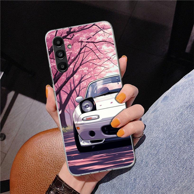JDM Auto MX5 Niedliche Handyhülle Für Samsung Galaxy A17 A16 A15 A14 A13 A57 A56 A55 A54 A53 A37 A36 A35 A34 A33 A26 A25 A24 A23 Galax
