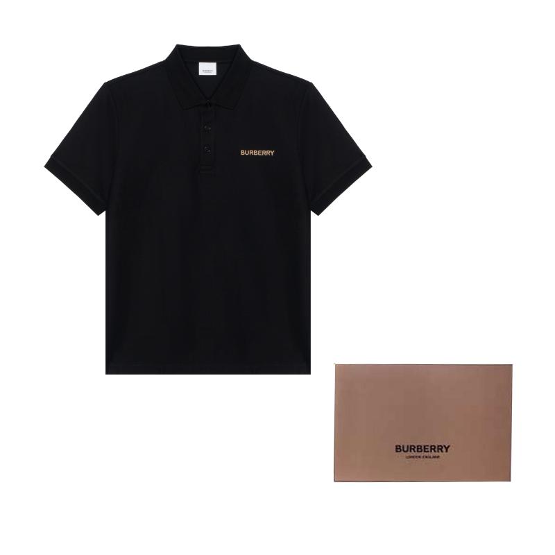 Burberry SS24 Polo Shirt Men's Black 80844361