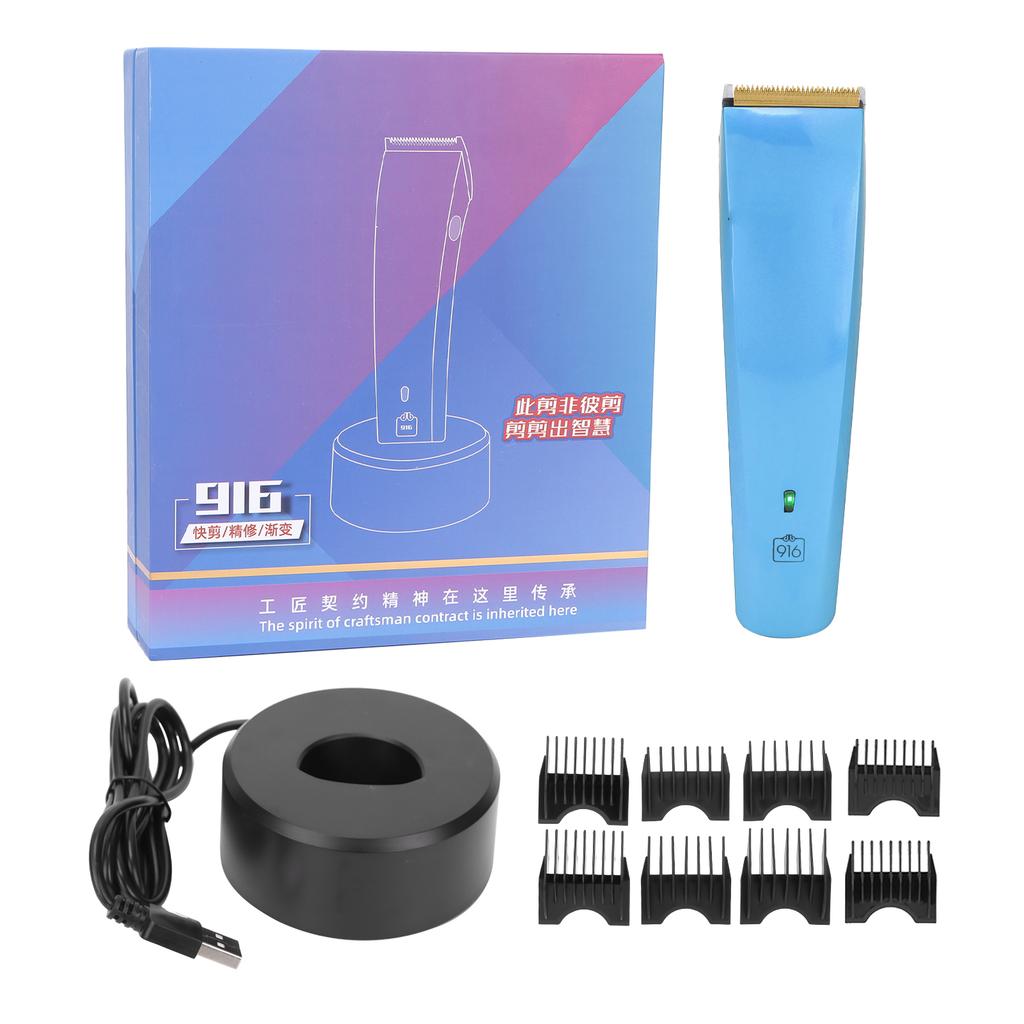 Electric Hair Clipper Stainless Steel Cordless Professional Men\'s Haircut Grooming Trimming Kit