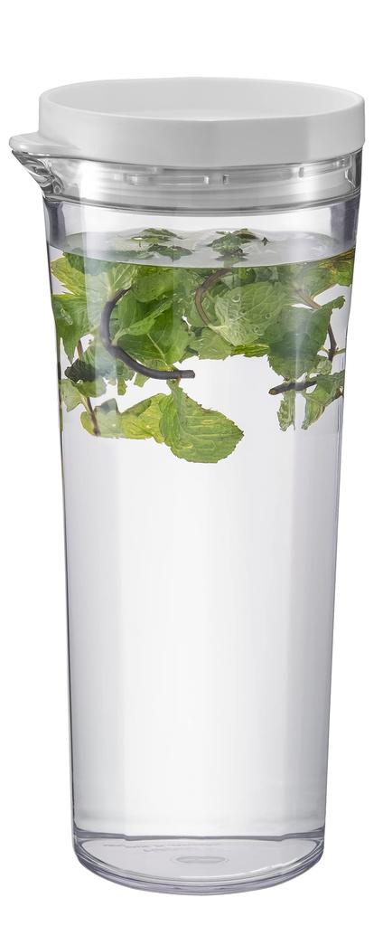 Hario Freezer Pot JUSIO Practical Capacity 1100ml White Tritan Break Resistant Hot WaterDishwasher Safe Cold Water Bottle Made In Japan FPJ-11-W