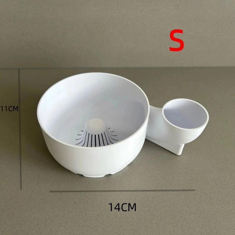 Automatic vegetable and fruit washer Fruit Wash Bowl 3D Printing Food Washing Spinner Cleaning Machine for Kitchen Draining