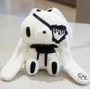 Gloomy Bunny Gothic Eye Patch Plush Toy Keychain With Soft Pp Cotton For Collectors