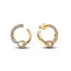 Fashionable 925 Silver Heart-shaped Flower Square Butterfly Earrings Suitable for Women's Fashion Jewelry Gifts