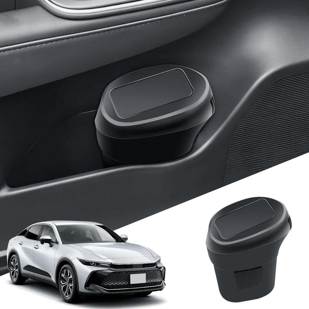 ECOZEN Passenger Side Trash Can for Toyota Crown Crossover 16th Model Car Fits New Crown and Crown Sport ABS (35 Series, Generation), TZSH35/AZSH35,