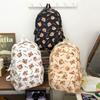 School bag cute capybara junior high school school bag girls large capacity printed backpack high value casual backpack