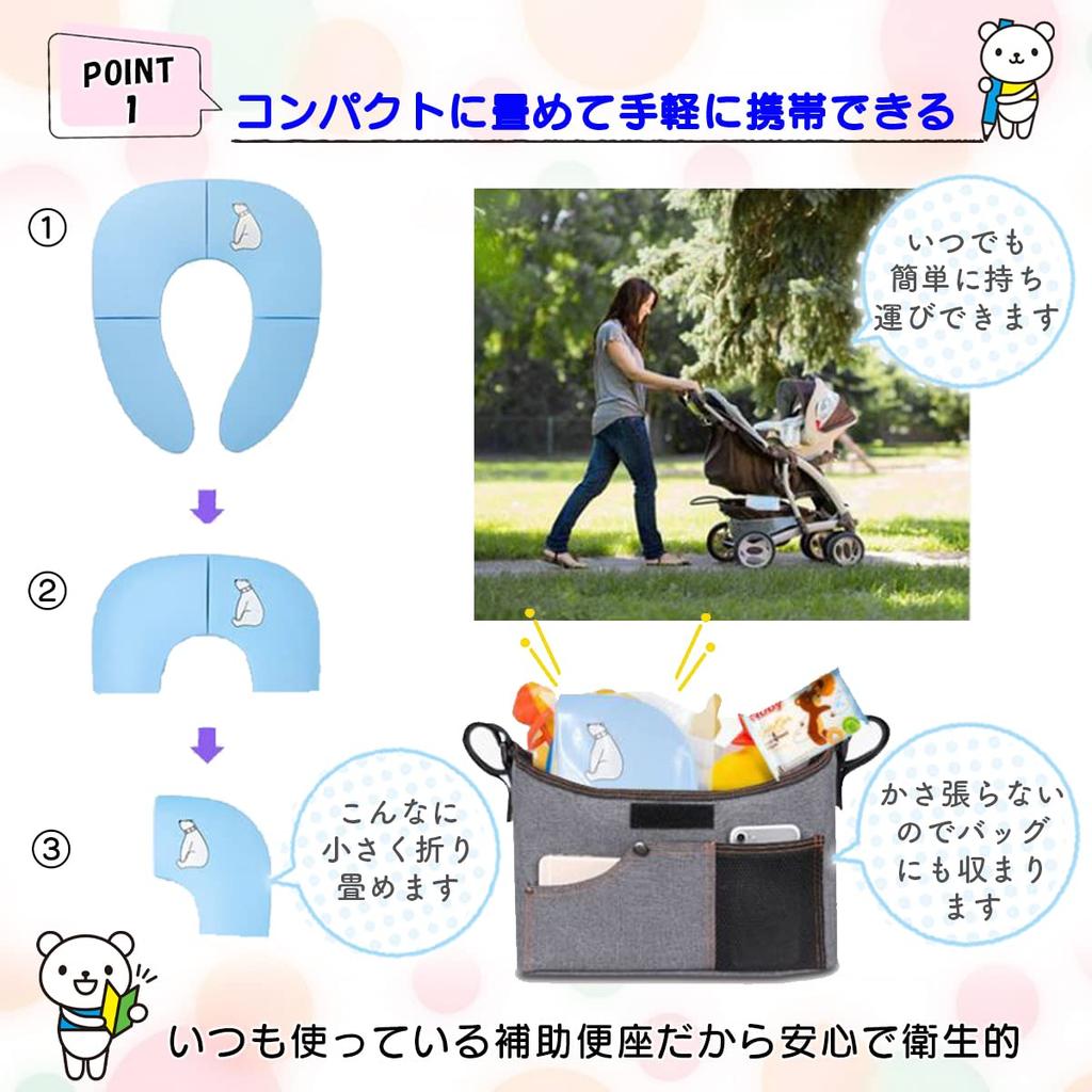 Zusätzliche Toilette Faltbare Toilettentrainings-Sitz für Kleinkinder, Töpfchen, Jungen, Mädchen, Kindertoilette, Sitz, Tragbar, Tragbar, Niedlich, Stilvoll, Kompakt, (Rosa)