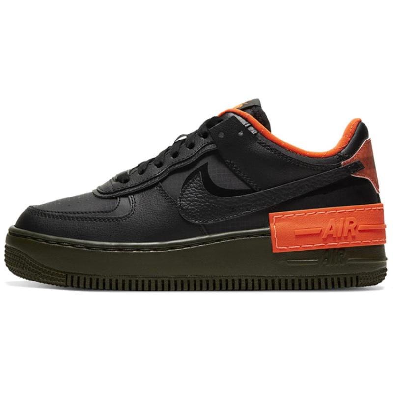 Nike Air Force 1 Low Shadow Black Hyper Crimson Cargo Khaki Women's Sneakers CQ3317-001