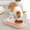 Dual-use Pet Bowl Plastic Bowl Dogs Cat Automatic Bowl Water Dispenser Feeder