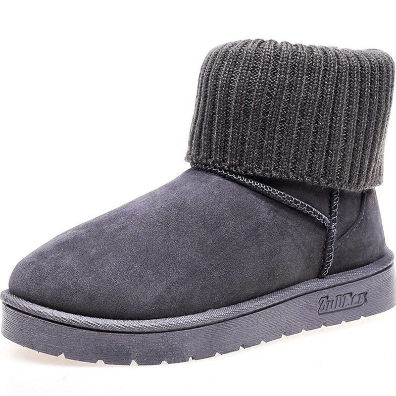 Thick-soled Non-slip Snow Boots for Women's 2025 New Winter Warm Bread Shoes, One Pedal, Piled and Thickened Cotton Shoes