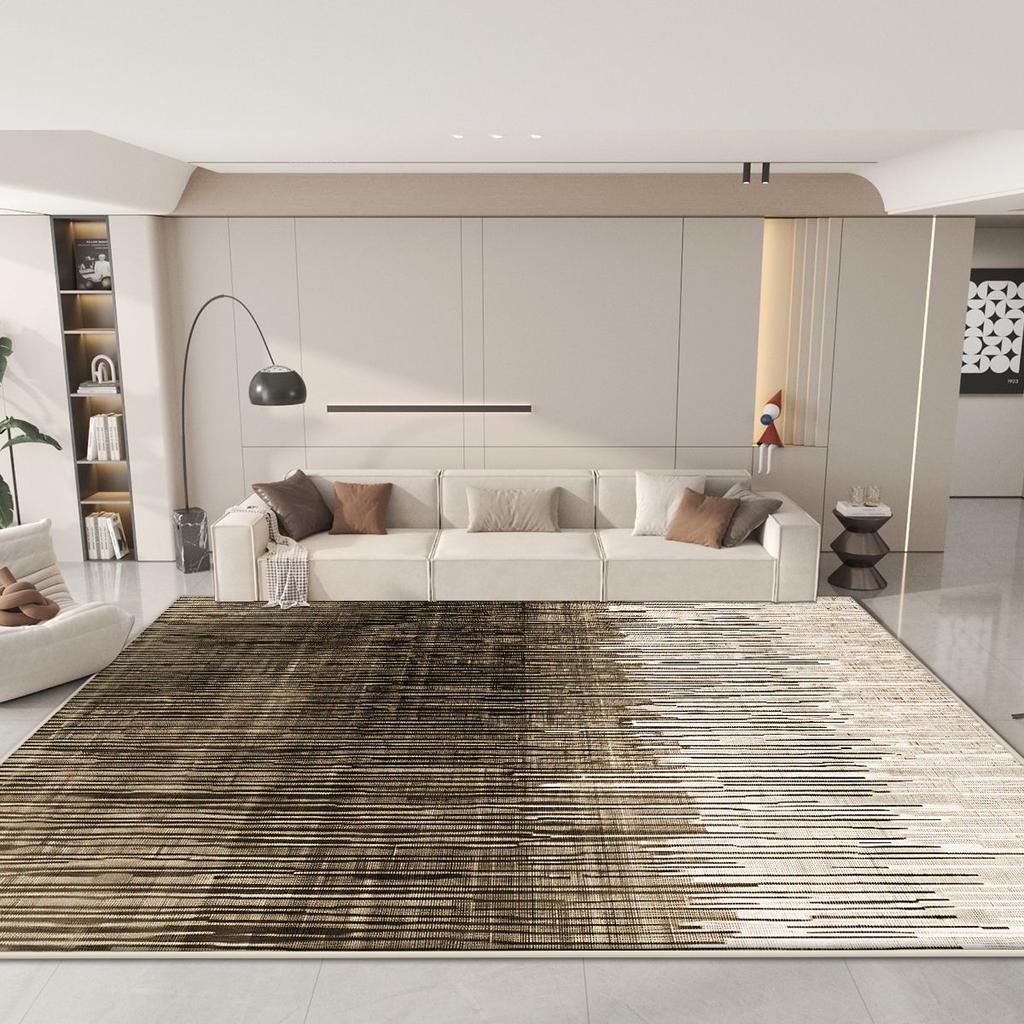 Großflächige Wohnzimmerteppiche Waschbar Neutral Modern Abstrakt Weicher Teppich Innenbereich Rutschfeste Bodenmatte Schlafzimmerdekor Eingangsteppiche
