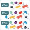 [Boilable] Rocotto Soft Building Blocks, Large, Soft, Safe, Educational Toys, Silica Gel, SDGs, Bath, Pool, Colorful, Focus, Thinking, Building, Cars,