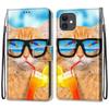Leather Flip Phone Case For Xiaomi Redmi Note 7 8 Pro 8T 9 Pro 9S Lion Cat Flower Butterfly Painted Wallet Card Holder Cover