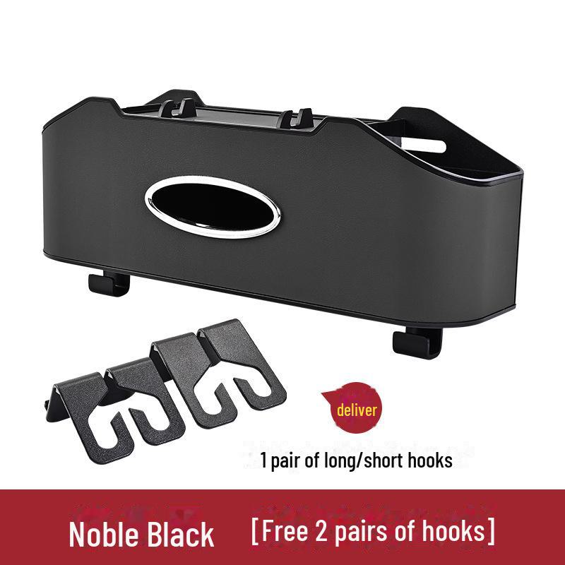 Car Seat Back Multi-Function Storage Organizer with Tissue Holder and Water Cup Holder