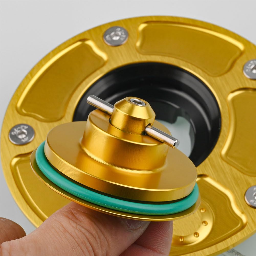 Compatible Kawasaki Z900RS/Cafe 2018-2023 Fuel Tank Cap Fuel Tank Protector Aluminum Fuel Tank Plug