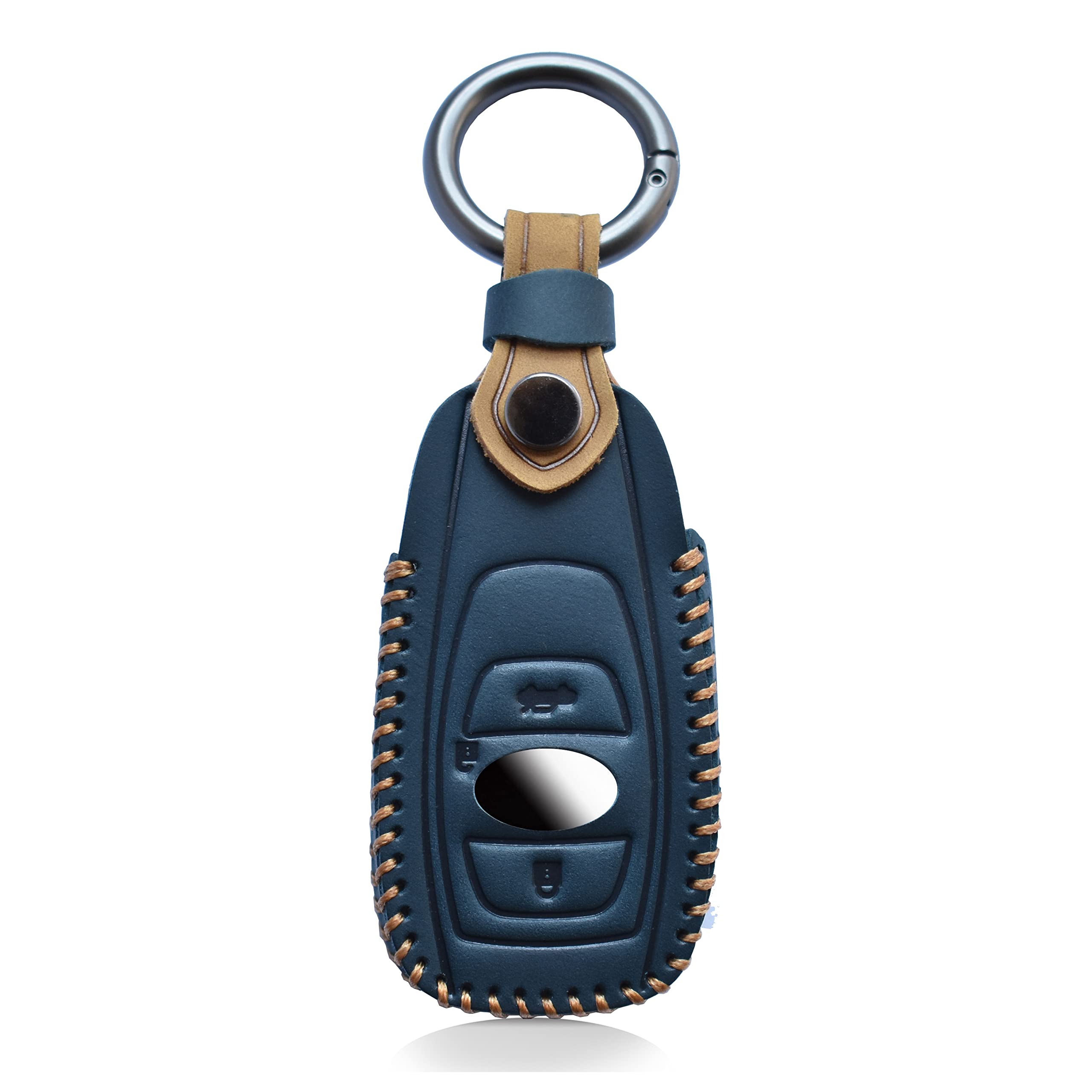 

[онто] Чехол для смарт-ключа Subaru, Чехол для ключа, Удобная текстура, Высококачественный, Outback Forester BRZ Sumapita-kun синий