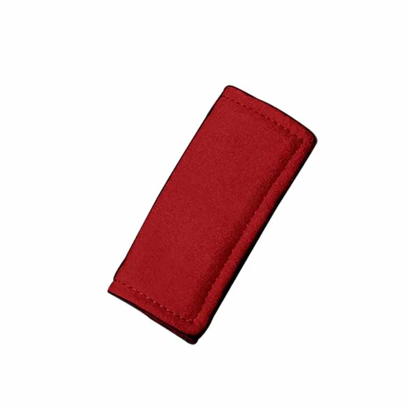 Car Roof Armrest Gloves Soft Suede Cover Door Pull Handle Gloves Protective Covers Ceiling Handle Protection Car Accessories