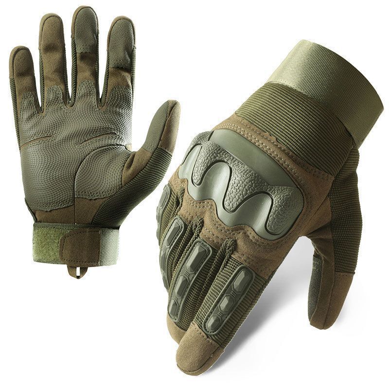 Tactical Gloves Men Full Finger Outdoor Sports Climbing Anti-Slip Military Motorcycle Riding Hard Shell Gloves