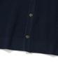 Knitted [Knitted X Fashion Planet] Cotton Waffle Round Cardigan Navy