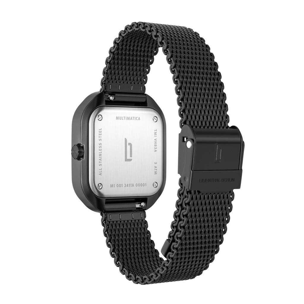 Lilianthal Berlin Multifunction Made in Black Watch, Germany, M1-001-SB023CB, Women's,