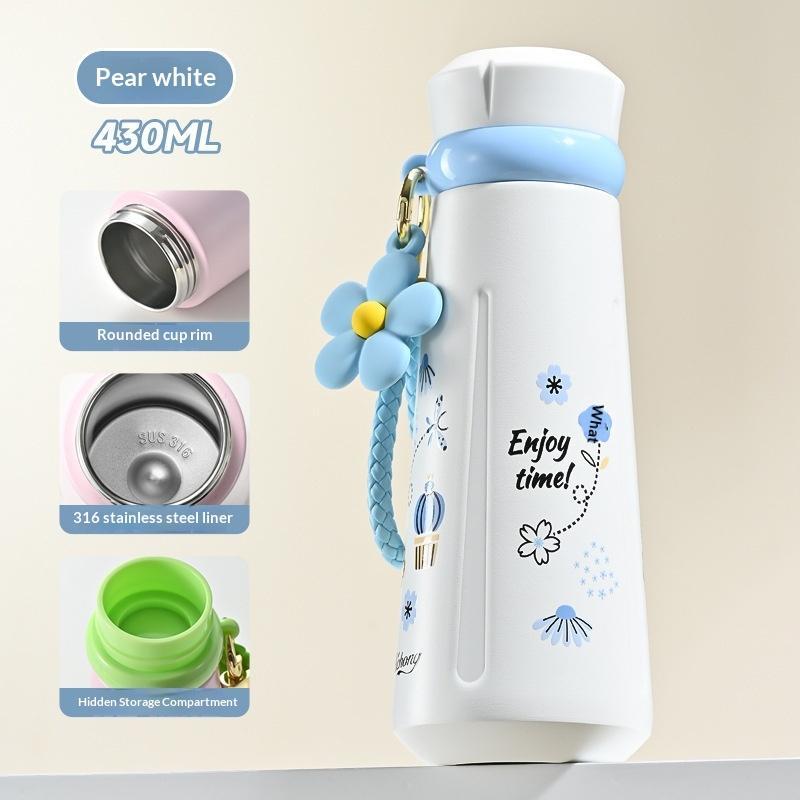 Creative Colored Kids Insulated Flask 316 Stainless Steel BPA Free Fun Water Cup for Kindergarten Children