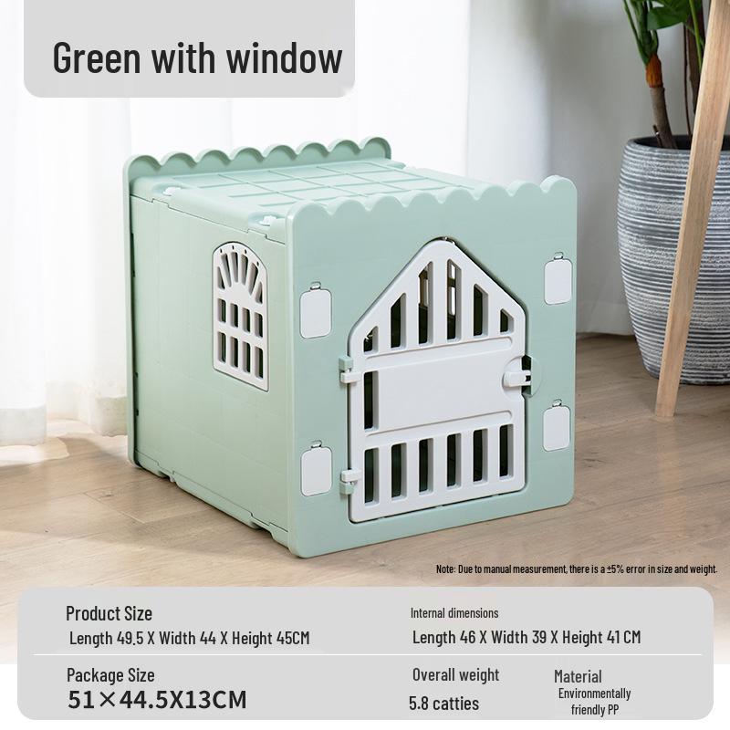 All-Season Cat House: Four-Sided Doors & Windows, Multi-Directional Ventilation, Spacious, Birthing Room, Rainproof, Outdoor Cat Shelter.