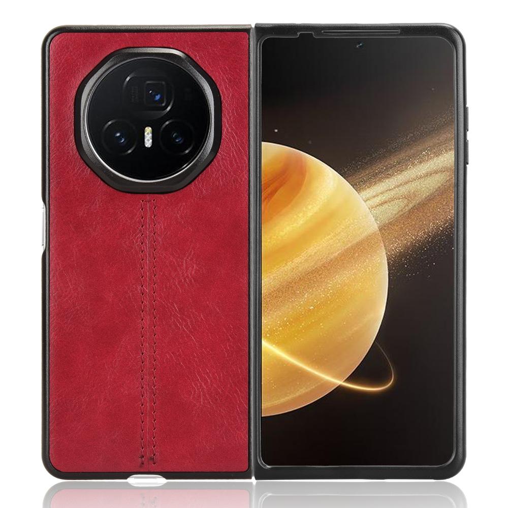 Husă Pentru Honor Magic V3 5G Piele Texturată Vaci + PC Husă Telefon Linii Cusături