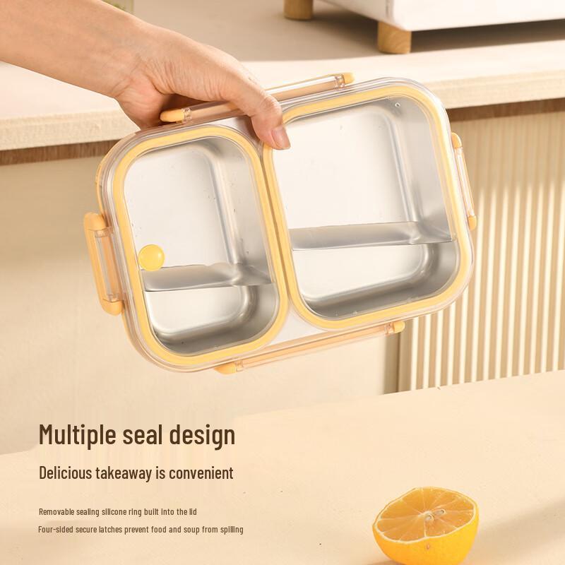 Hongpa 304 Stainless Steel Cream Style Lunch Box