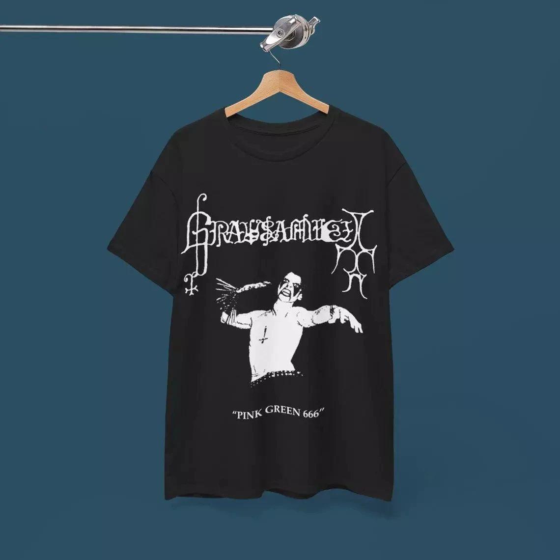 

Gothic Vintage Tops Y2k Punk Streetwear Grausamkeit TShirt Music Black Metal TShirt Vintage Fashion Cotton Print Top Unisex 3XL
