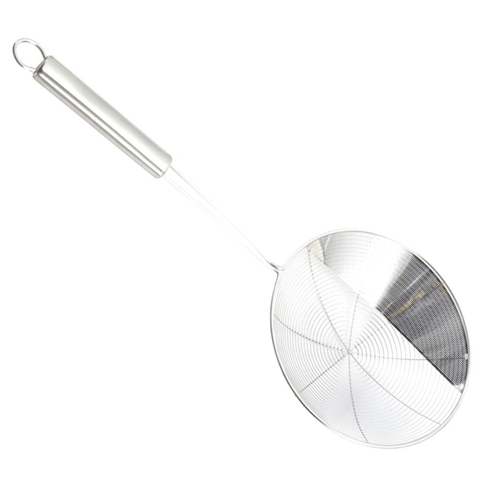 Hot Pot Scoop Oil Strainer Spoon Kitchen Tool Colander Mesh Wire Fine Cooking Spider Slotted Fryer Stainless Steel Filter